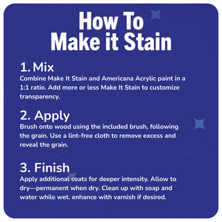 Americana Additions - Make It Stain Starter Set