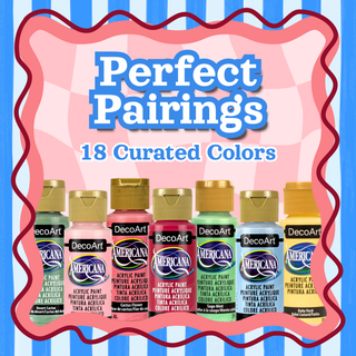Perfect Pairings Americana Acrylic Paint Set - 18pc