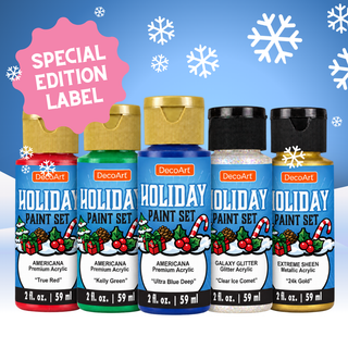 DecoArt x Social Easel Holiday Paint Set